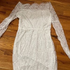 Women's White Lace Dress!